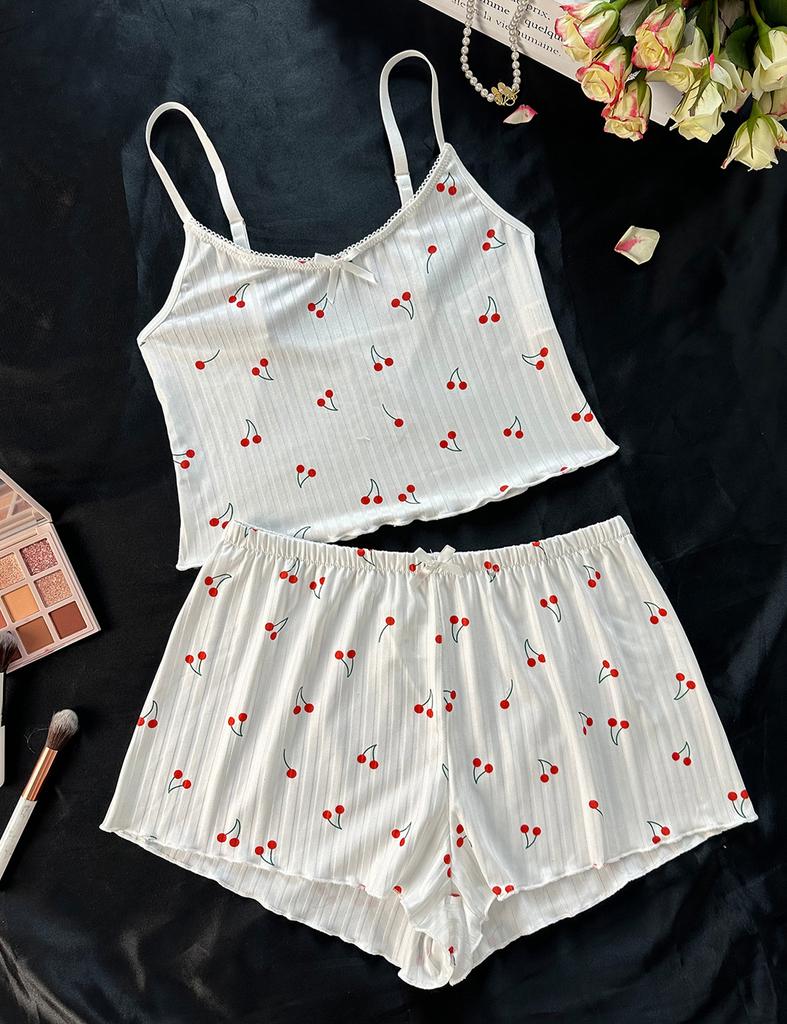 Women Floral Comfort Sleeping Suits Summer