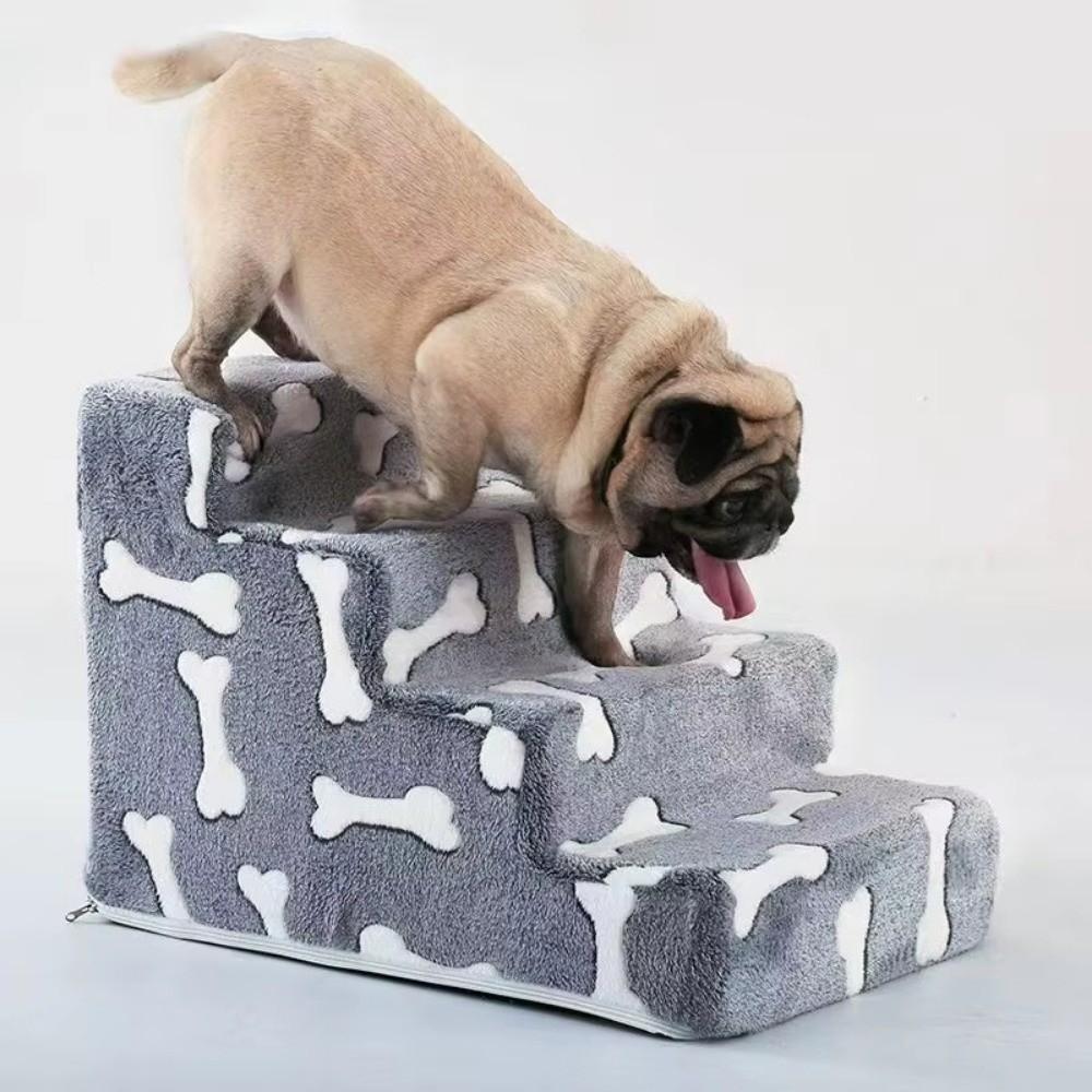 New Star Pet Stairs Washable Foam Steps Dog Stairs Removable Non-Slip Pet Staircase Bed