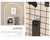 Iron Mesh Floor-Standing Display Rack with Jewelry Hooks