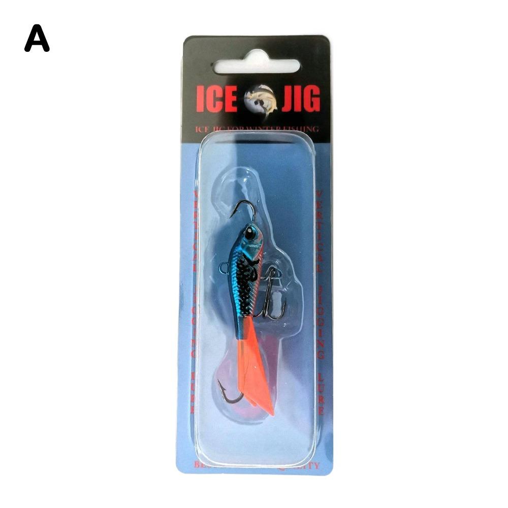 AD-Sharp Spoon Metal Lures 63mm/15g Ice Fishing Lure 2024 Winter Ice Fishing Lure Diamond