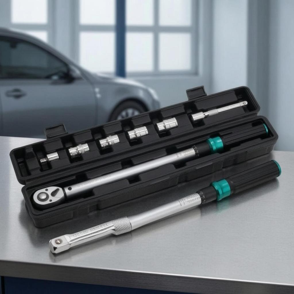 Tire Fastening Tension Wrench Kit 7-Piece Tool Ratcheting for Garage