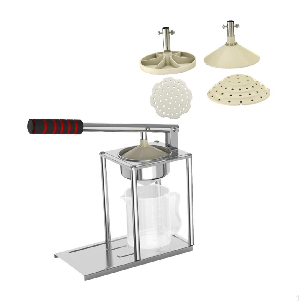 Hand Press Fruit Juicer Juice Extractor Maker Kitchen Gadget Efficient Space Saving Manual
