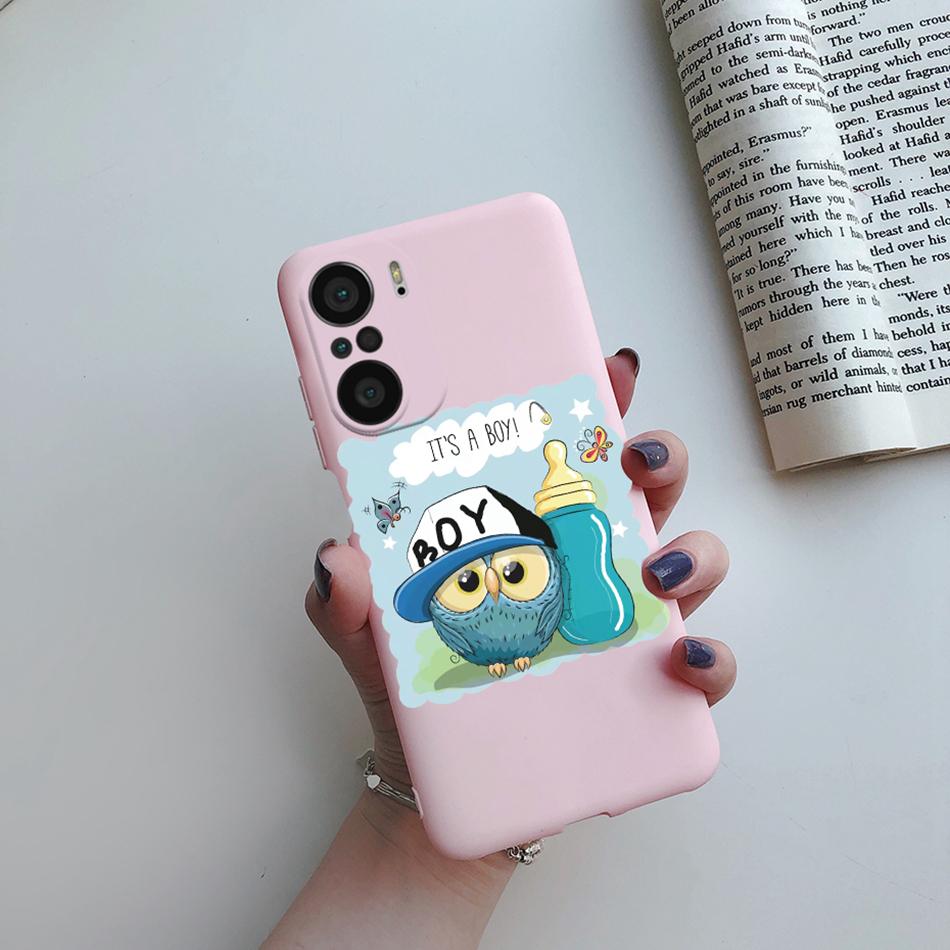 For Xiaomi POCO F3 Case Soft Back Cover Fashion Rainbow Love Heart Silicone Phone Protector Case For Xiaomi mi POCO F3 F 3 Funda
