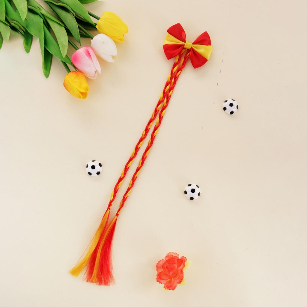 Colorful Themed Headbands, Football Fan Cheering Party Party Festive Bow Hair Accessories