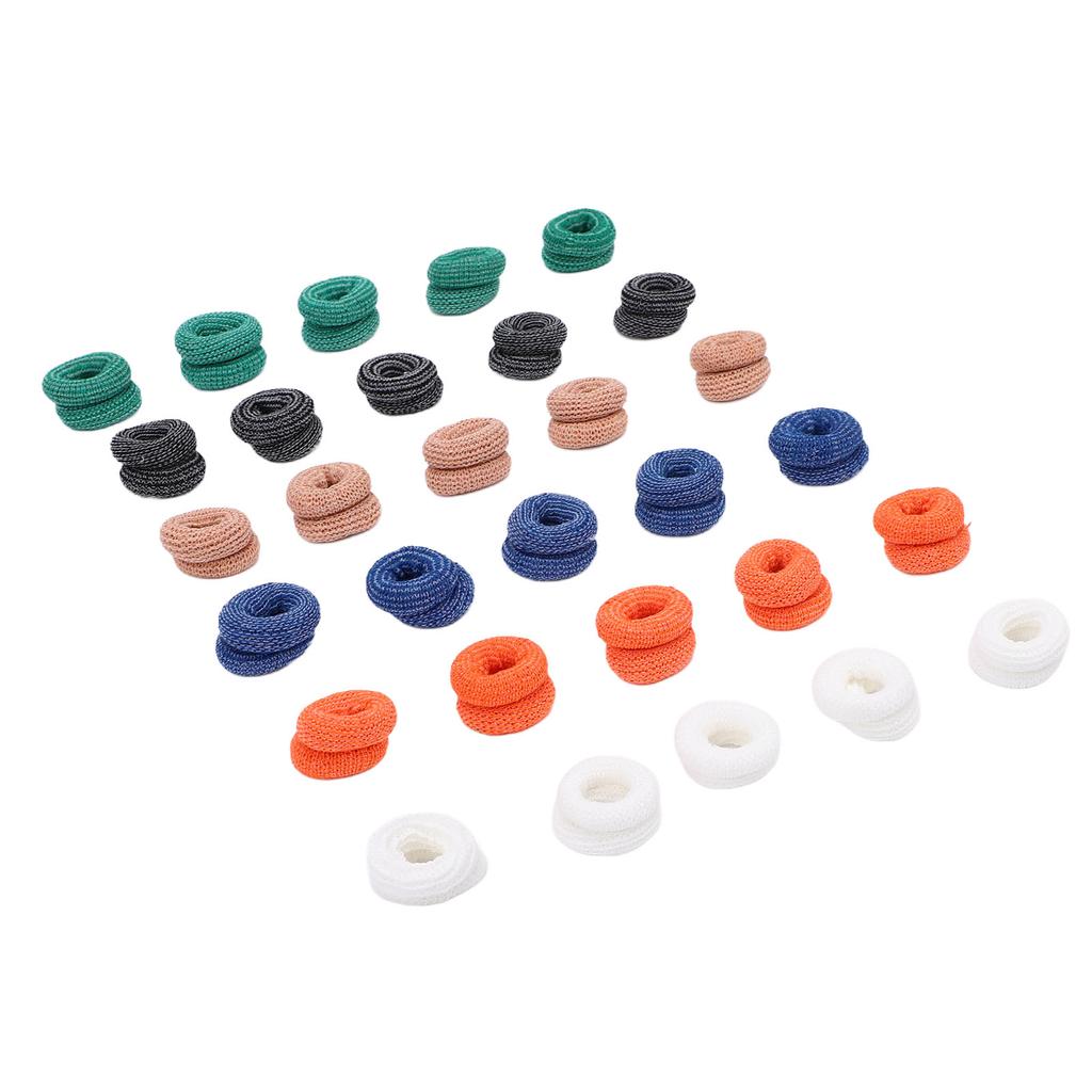 30pcs Finger Stretcher Tubular Bandage Elastic Breathable Finger Protectors Reusable Thumb Bandage Mixed Color