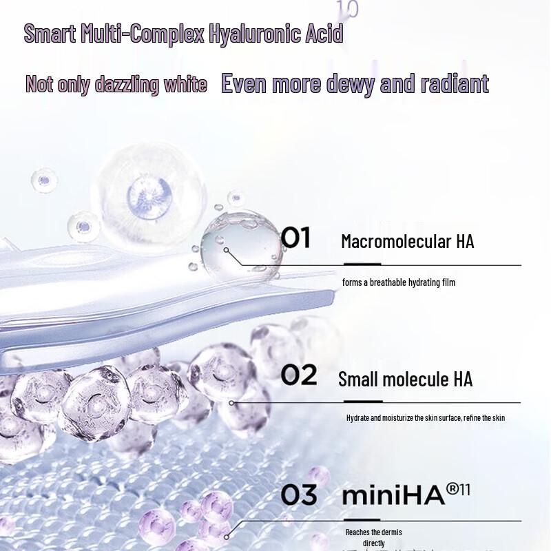 Runbaiyan Aufhellendes Hyaluronsäure-Serum in Einzeldosis