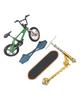Mini Finger Skateboard Set Home Decor Fun Party Favors Alloy Fingertip Movement Bike Scooter Educational Toy Lightweight Desktop
