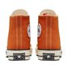 Converse 1970s Chuck Taylor All Star Hi comfortable and versatile durable and breathable high-top canvas shoes unisex sunset orange