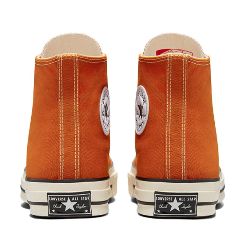 Converse 1970s Chuck Taylor All Star Hi comfortable and versatile durable and breathable high-top canvas shoes unisex sunset orange