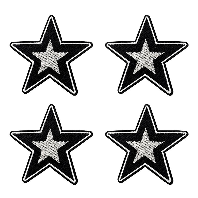 10pcs /Lots Western Cowboys Embroidered Patches Letter Patch Iron On Patches For Clothing Thermoadhesive Patches Jackets Hats Diy 