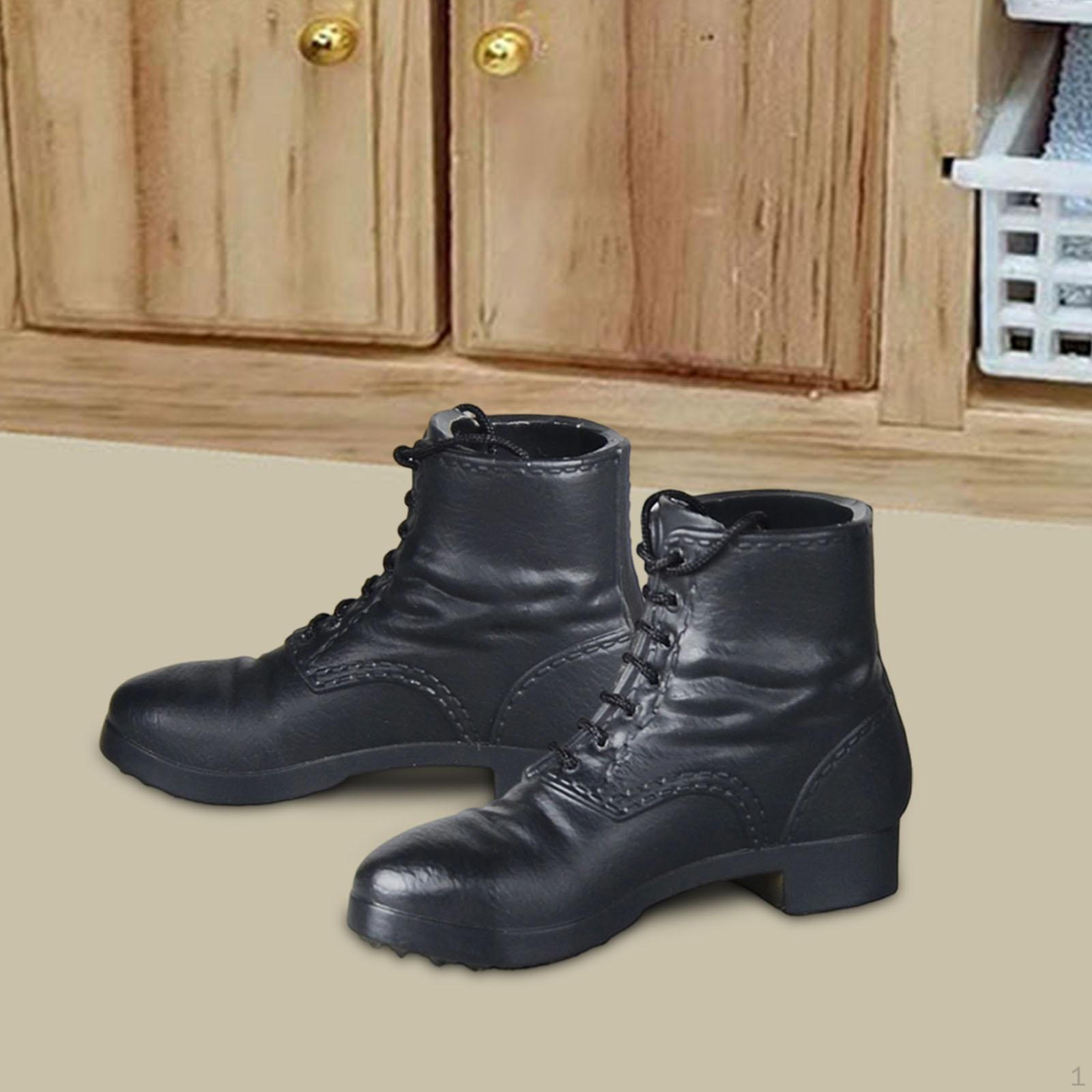 

1/6 Scale Boots Model Costume Accessories Formal Stylish Cosplay Classic 1:6 Short Tube