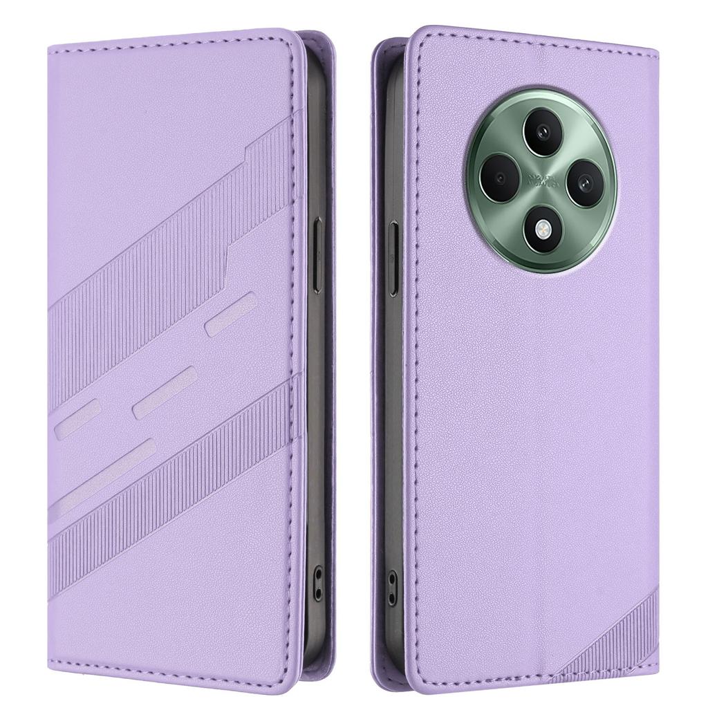 For Oppo Reno12 F 5G Phone Cases Punk Style Imprinted Wallet Stand Leather Cover