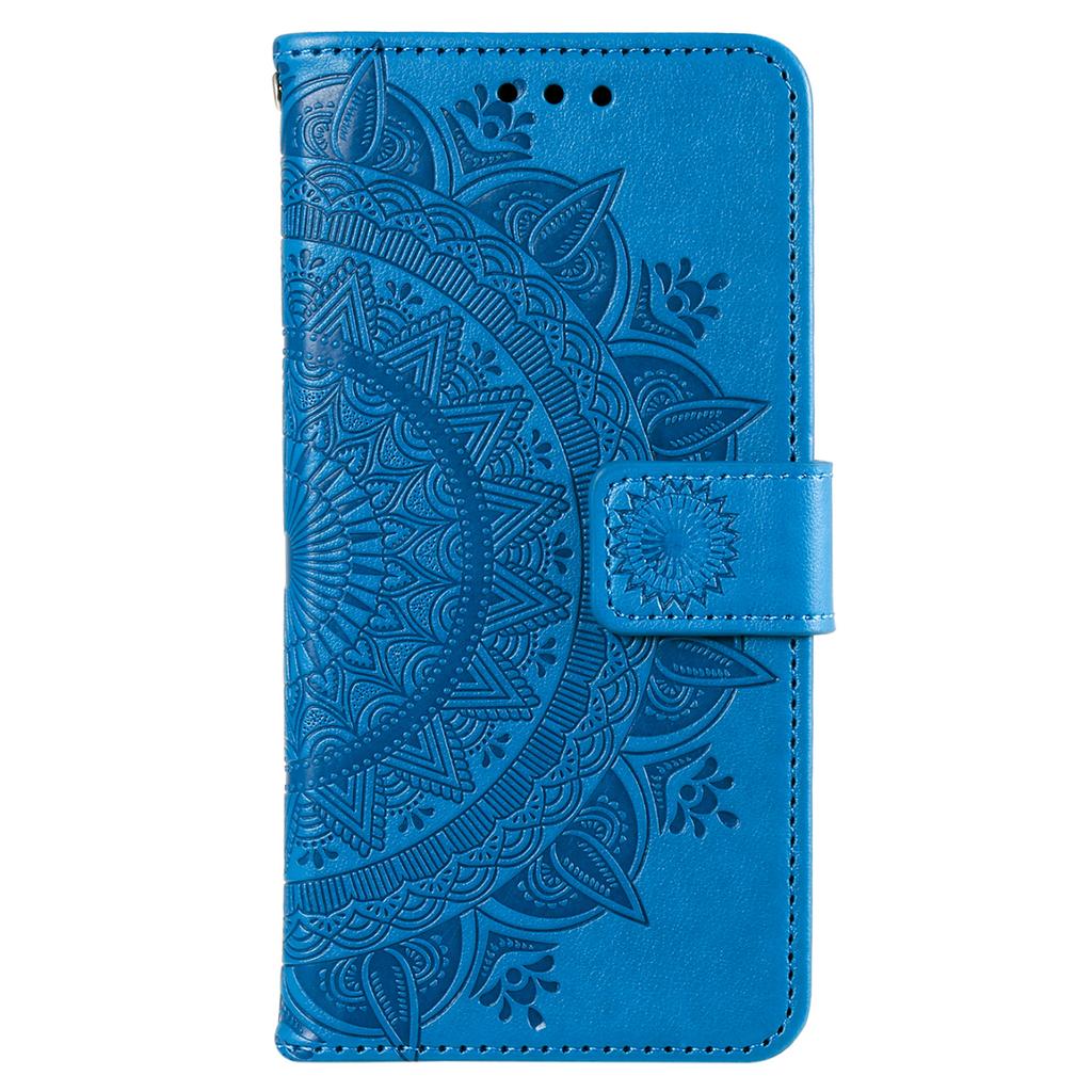For Xiaomi Redmi A3/Poco C61 4G Case Mandala Flower Imprinted Drop Resistant Leather Phone Wallet Cover