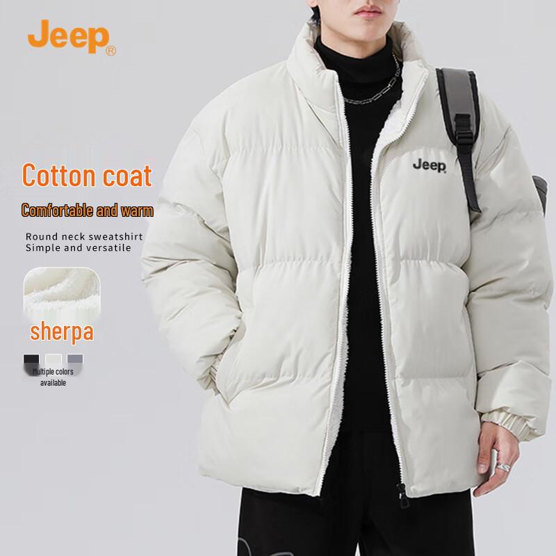 

JEEP Men s Stand Collar Padded Winter Jacket 7XL