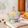 Clear Candy Container European Inspires Design Sturdy Kitchen Storage Container with Cover For Sweets Snacks