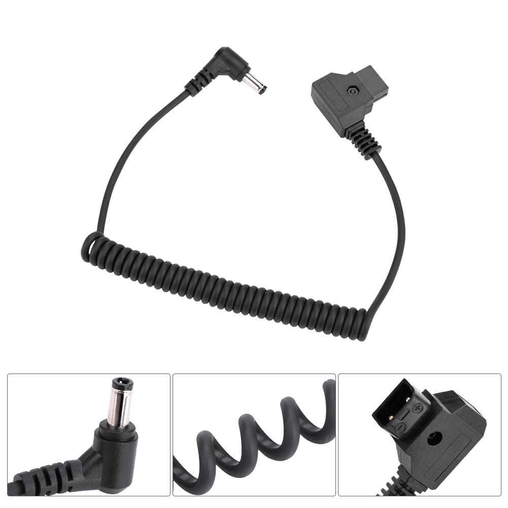 D Tap Male Connector to DC 5.5*2.5mm Plug Power Cord Cable for BMCC BMPC 4K Camera