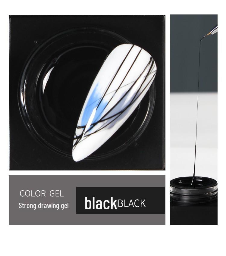 Japanese Elastic Drawing Gel for Nail Art - Creative Silk Color Painting, Spider Gel for Flowers and Lines