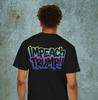 Impeach Trump Graffiti Aesthetic T-shirt | Skater Style Gradient