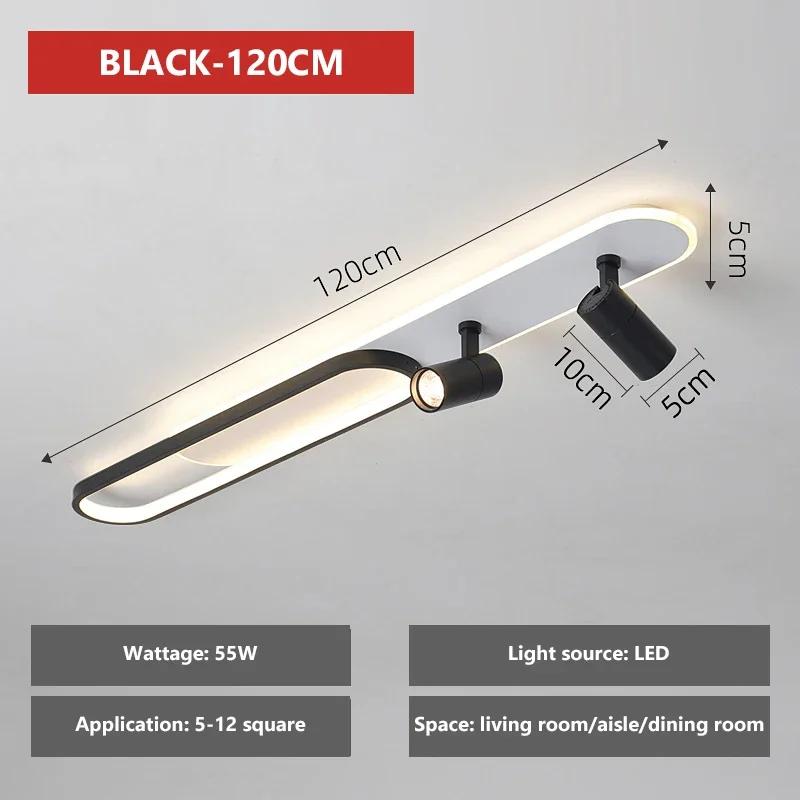 Modern LED Aisle Ceiling Lamp With Spotlight For Living Room Kitchen Bedroom Chandeliers Home Decor Indoor Light fixture lustre