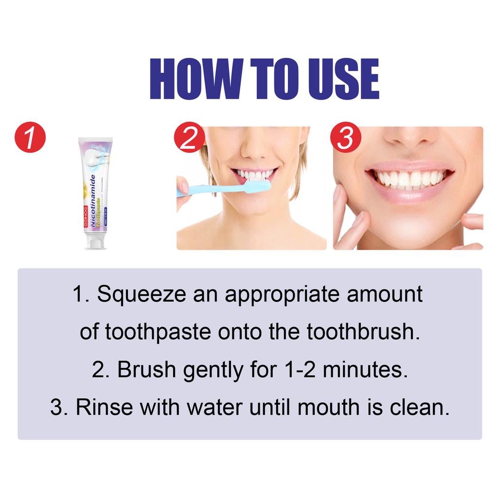 EELHOE Teeth Cleansing Whitening Mousse Deep Cleaning Toothpaste Foam Toothpaste Removes Stains Fresh Breath Dental Care Tools 100g