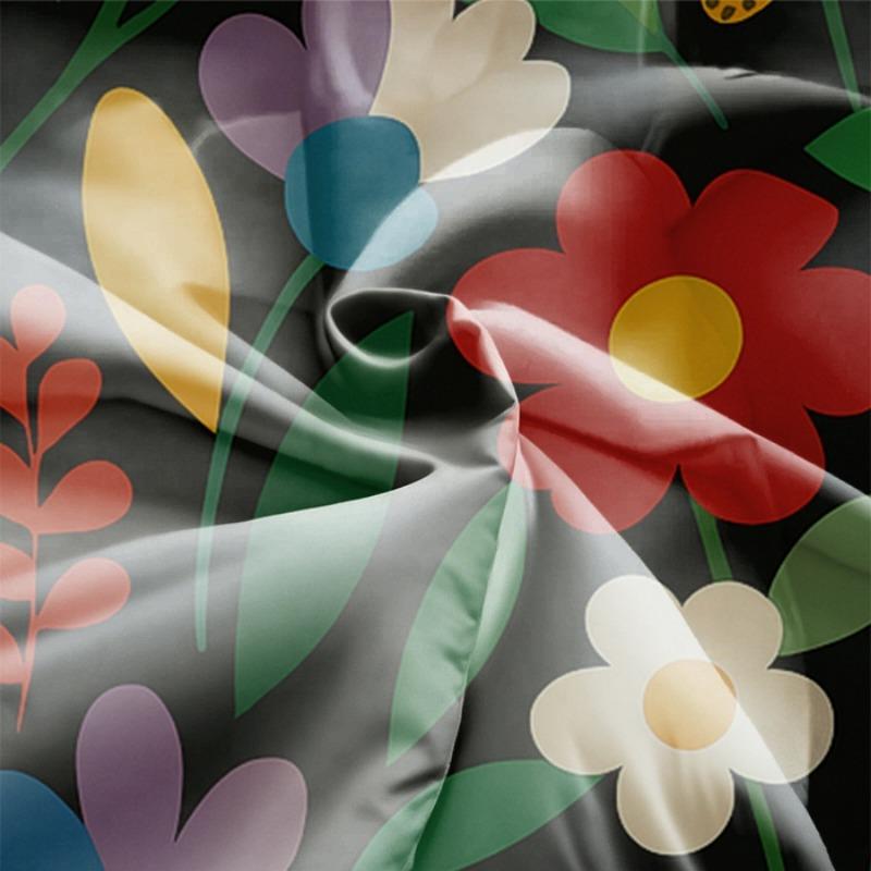 New Digital Printing Quilt Cover Set (Quilt Cover + Pillowcase) 2Pcs/3Pcs Holiday Gift Household Quilt Cover Without Sheets