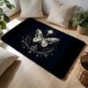 Butterflies And Moths Floor Mat Soft Flannel Absorbent Mat Non-Slip Rug Home Bedroom Bathroom