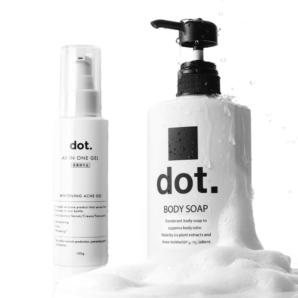 dot Deodorant Body Soap for for Armpit Body and Body 95g Care Men, 450mL, Sweat, Odor, Odor, Quasi-Drug, All-in-One Gel, (Body Set)