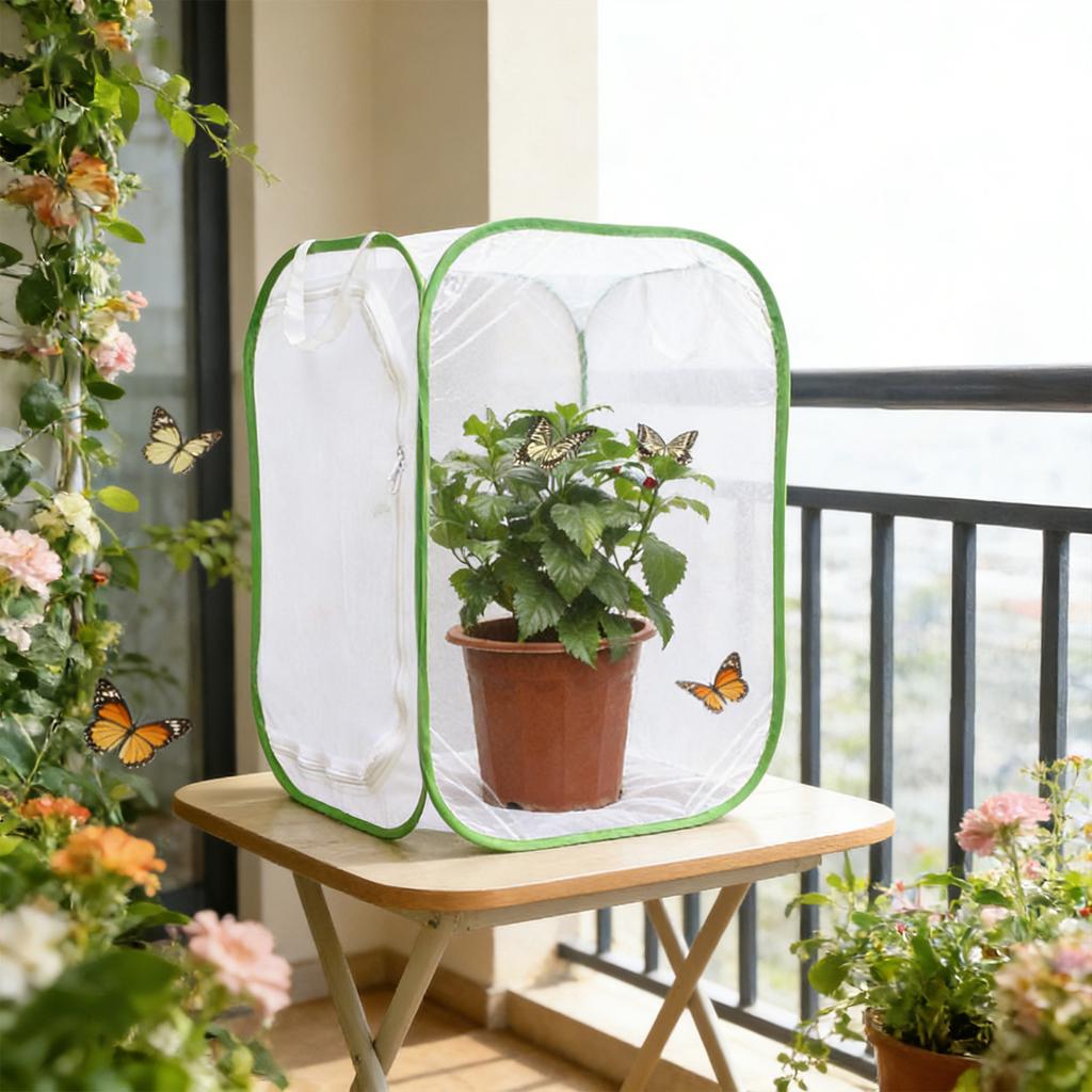 Foldable Insect Breeding And Observation Cage. Breathable Mesh Design Escape. Made Of Safe And Materials. Suitable For Small Such As