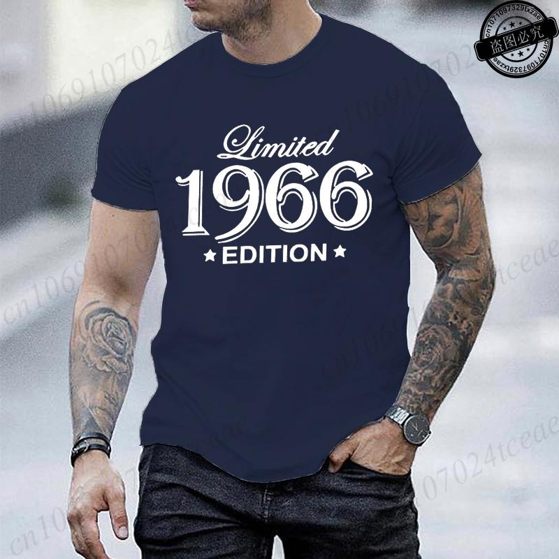 Made In 1966 Mens Short Sleeved TShirts Limited Edition 1966 Design Printed Mens Women Tshirt Summer Top Casual Clothing