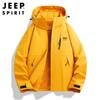 JEEP SPIRIT Unisex Autumn/Winter Windbreaker Jacket