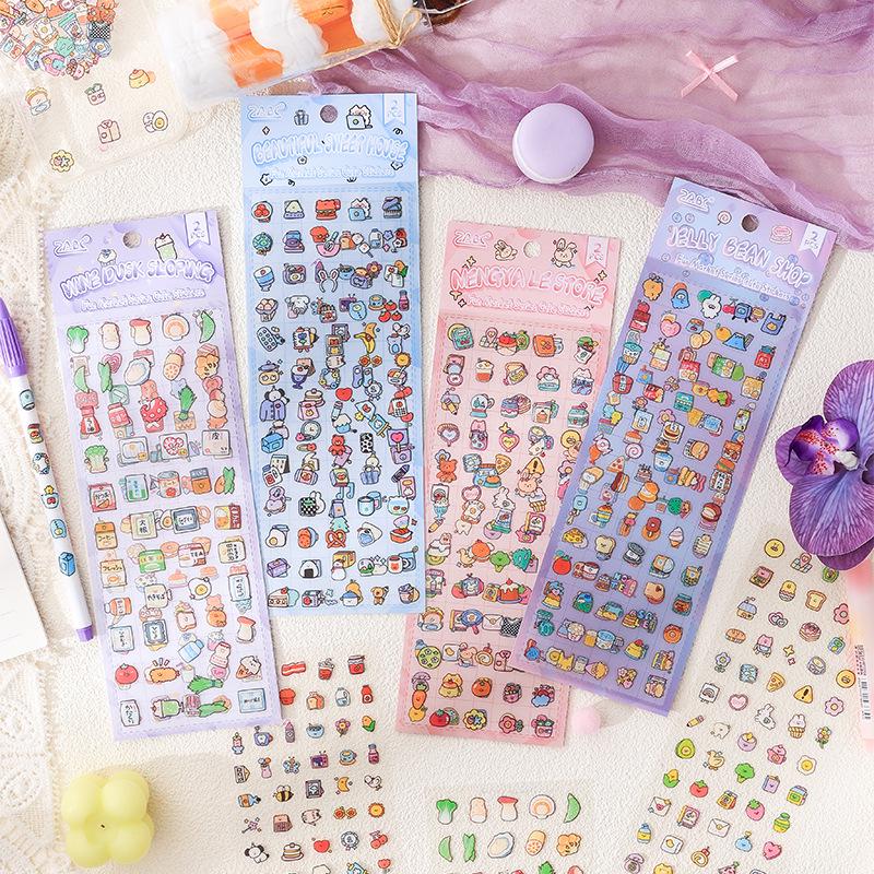 

Yuezhen Fun Market Adorable Cartoon Journal Stickers for Children s Girls