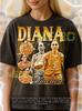 Maglietta Bootleg Diana Taurasi, Maglietta Vintage Atleta Stella WNBA Celebrità Leggenda, Maglietta Retro Throwback Anni '90, Felpa Diana Taurasi