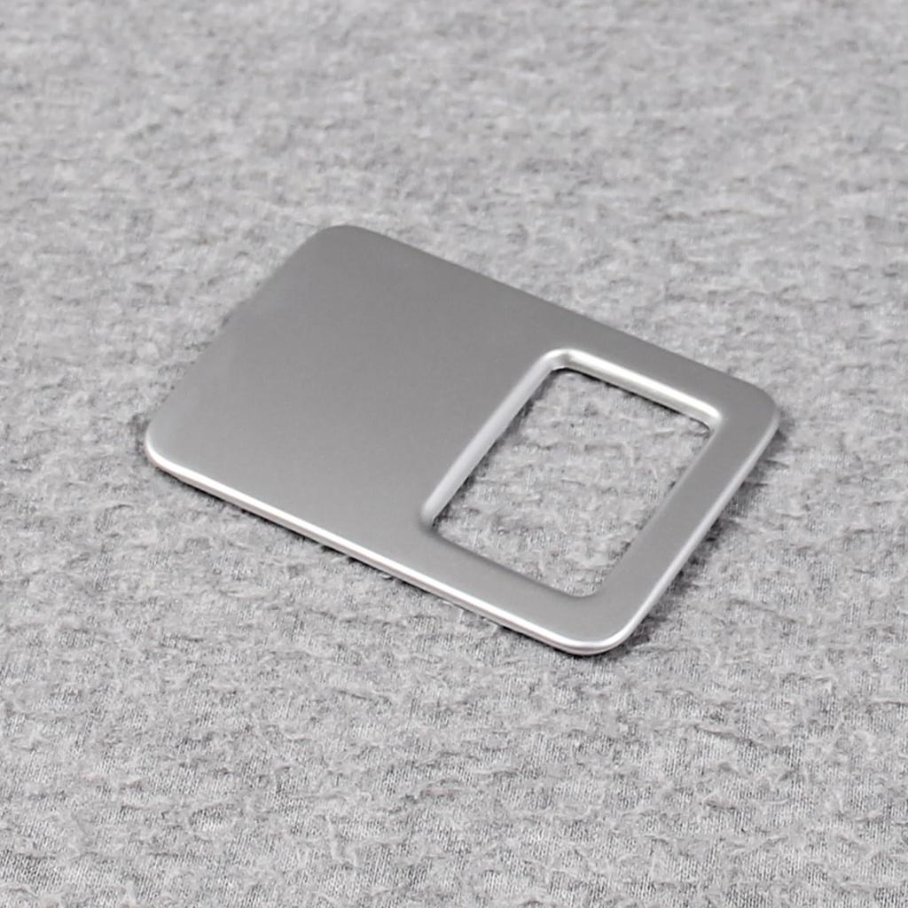 RUIQ Nissan New Serena C28 Series Dedicated Interior Rear Seat USB Socket Cover Frame Trim (Satin Silver)