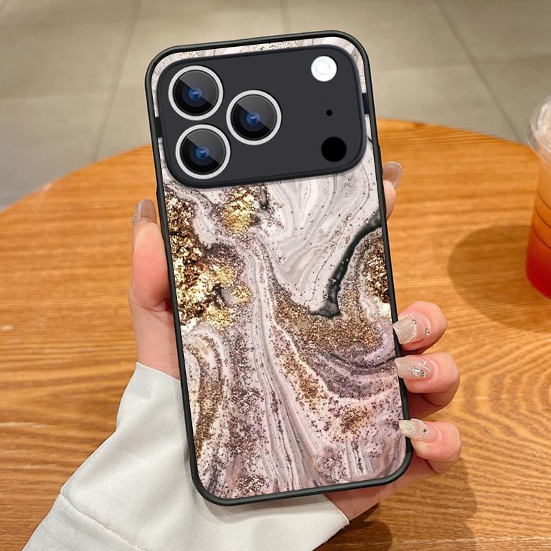 Colorful Marble Case For iPhone 17 Pro Max Case iPhone 16 15 14 13 Pro Max 17E Magnetic For Magsafe Thin Ring Hybrid TPU+PC Matte Cover