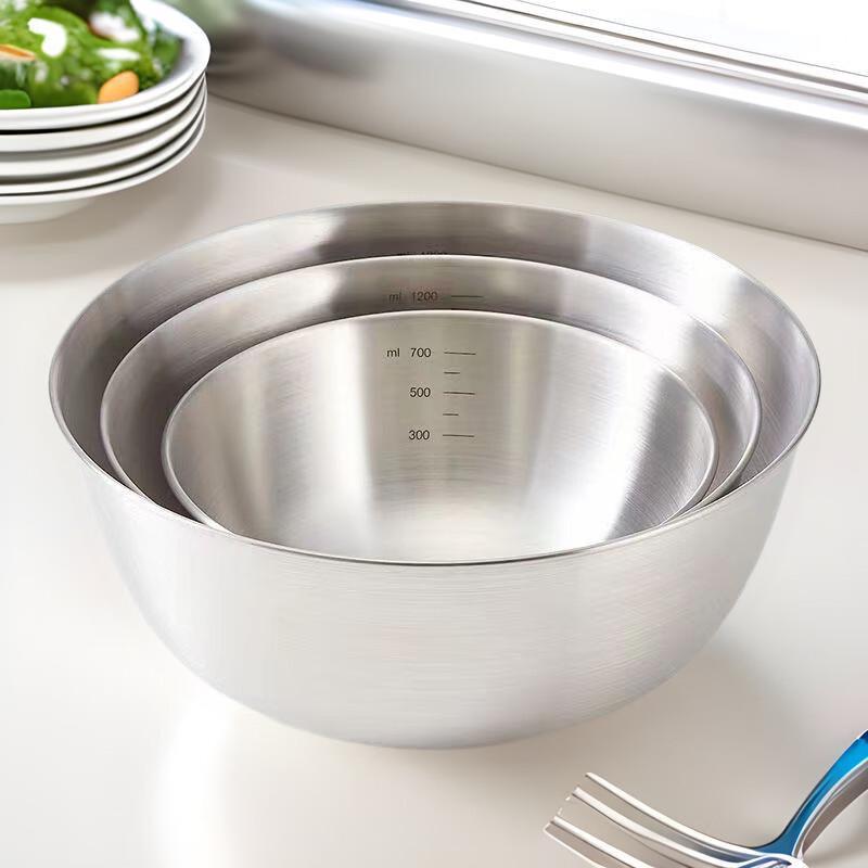 Handon Stainless Steel Japanese Style Measuring Mixing Bowl
