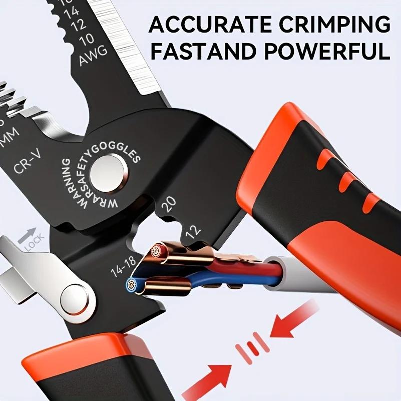 Manual Wire Stripping Machine 0.06-0.98 Inches, Wire Stripper Machine with Hand Crank Portable, Wire Stripping Tool