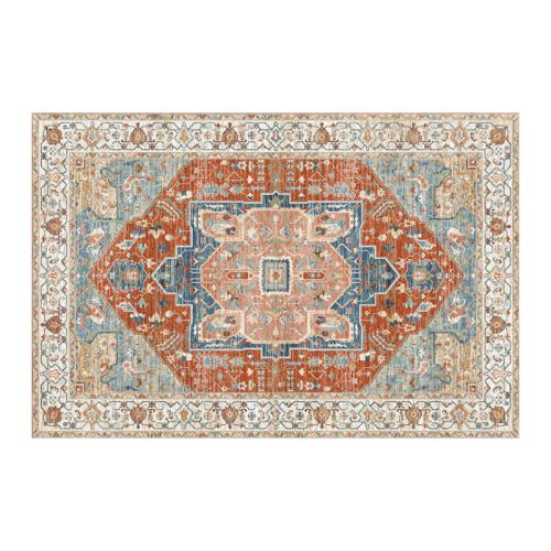 

Retro Bohemian Rugs for Bedroom Non-slip Washable Carpet Soft Floor Mat Morocco Living Room Home Decoration 80*120cm
