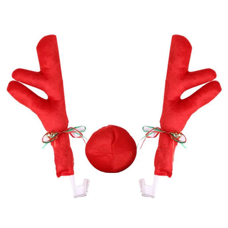 Car Decoration Reindeer Antlers - Christmas Ornaments for Show Cars