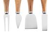 Cheese Knives Set Stainless Steel Wood Handle Mini Cutlery Kit for Kitchen Party Serving Tableware