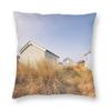 Hunstanton Beach Huts North Norfolk Square Pillowcase Polyester Linen Velvet Creative Zip Decor Throw Pillow Car Cushion Cover