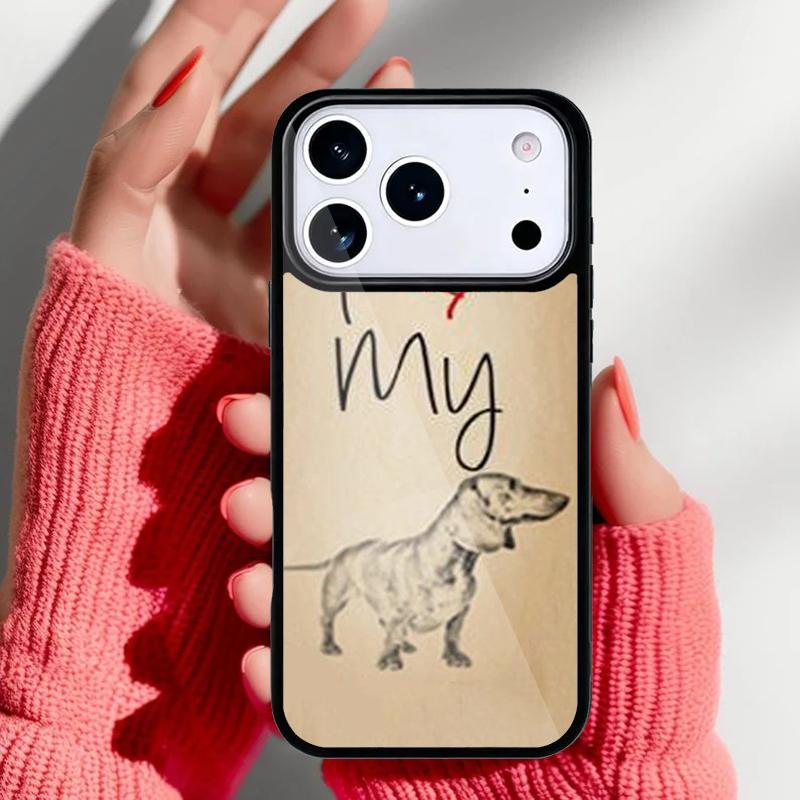Dachshund Dog Ballon Phone Case for iPhone 17 16 15 14 13 Pro Max Back Cover for 12 11 Pro Coque