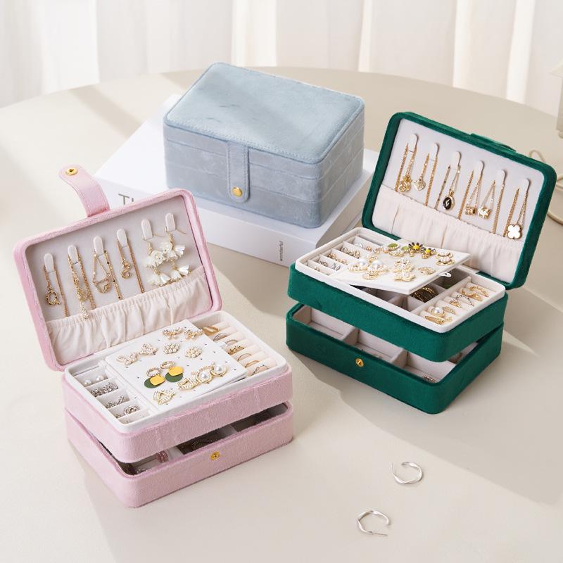Creative Multi-Layer PU Leather Jewelry Storage Organizer