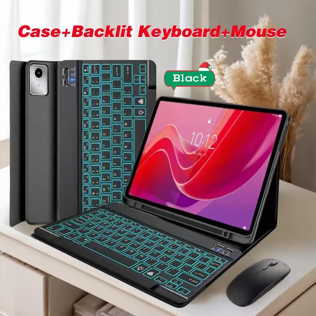 Case for Xiaoxin Pad 11 in 2026/2026,Bluetooth Keyboard cover for Lenovo Tab M11 11inch,for Lenovo Idea Tab 11 Smart Stand Cover