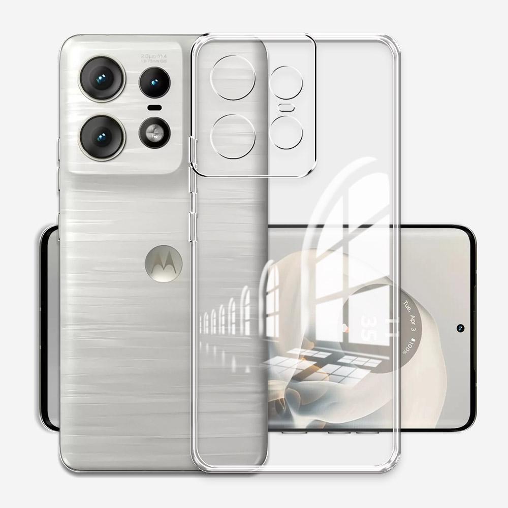 Für Moto Edge 50 Pro Hülle Klar Silikon Weiche Handyhülle Für Moto Edge50Pro Schutzhülle Coque auf Motorola Edge 50 Pro Funda