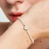 Daisy Pearl Bracelet Ib268 [Silver]