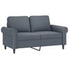 Vidaxl 4-Cz. Relaxation Set With Cushions, Dark Grey, Velvet