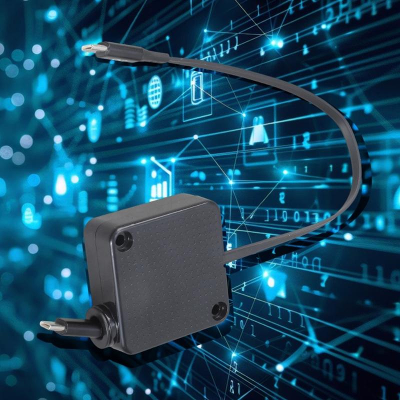 110cm PD100W 480mbps USB C Male to Male Fast Charging Data Cable Stretchable Type-C Cable Charging and Data Sync Cord