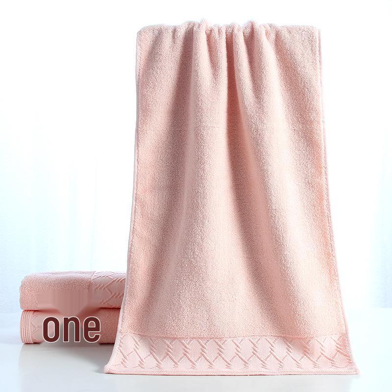 All-Cotton Three-Section Adult Face Towel - Thick Student Washcloth with Optional Logo
