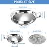 2/3PCS Funnel Tube Mason Jar Funnel With Handle Stainless Steel Canning Funnel Regular And Wide Mouth Jars