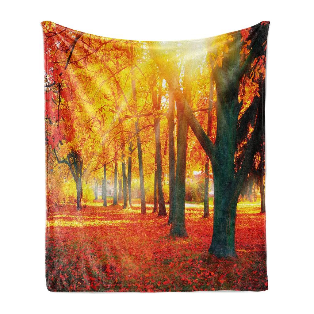 Landscape Throw Blanket, Grand Teton National Park Snowy Peak Mountains Nature Scene Picture Soft Flannel Blanket for Adult Gift